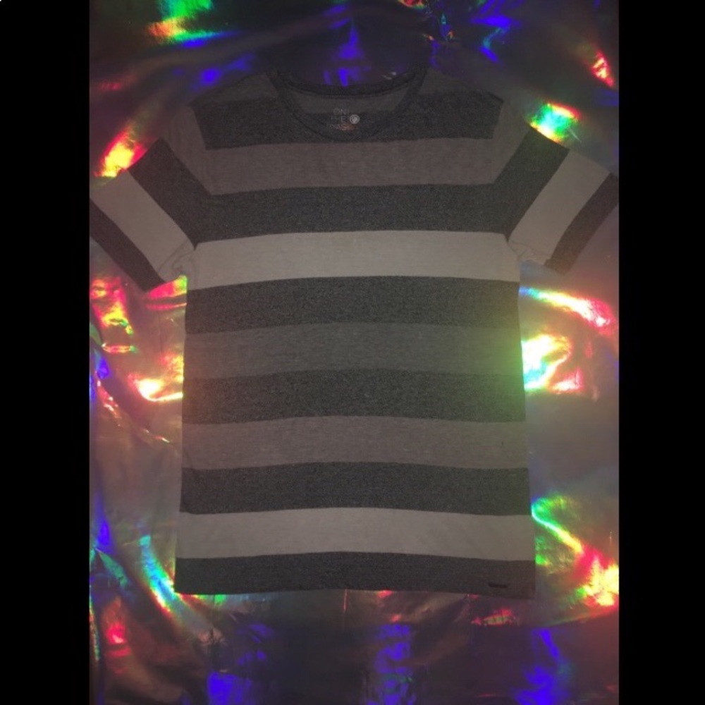 Gray Striped T-shirt